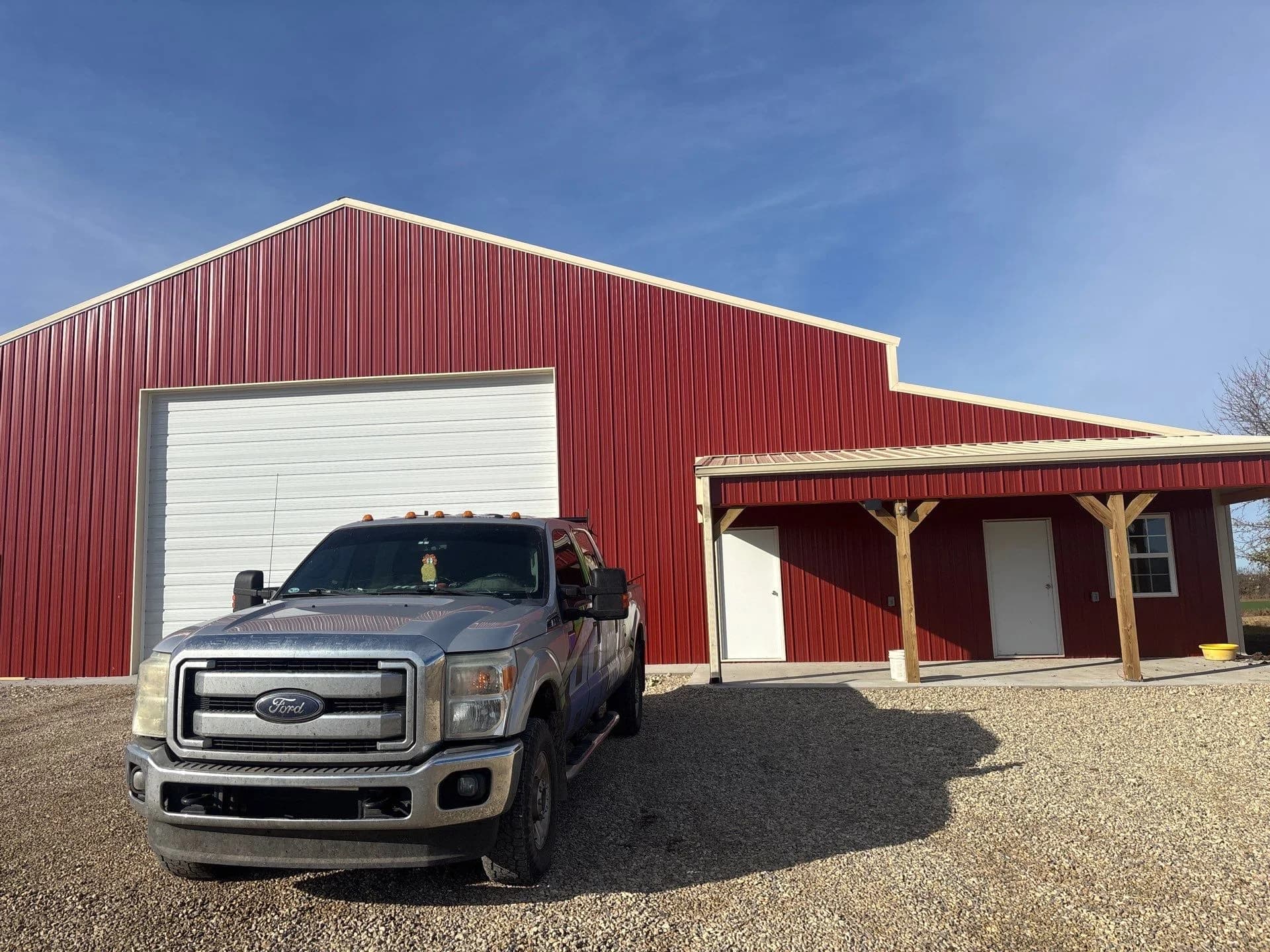 60x80 Commercial Building with Attached Shop and Porch — Ponca City, Oklahoma