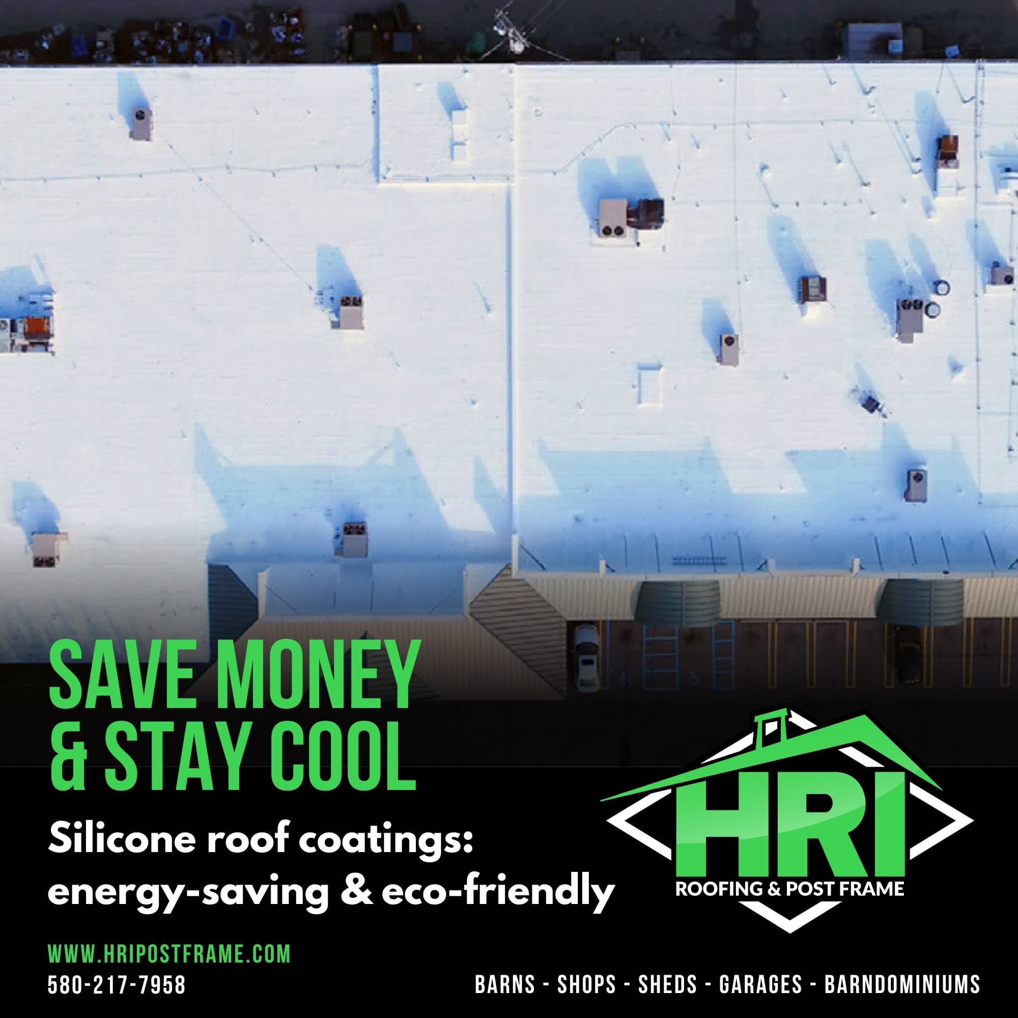 Keep Your Roof Cool and Save Energy with HRI's Silicone Roof Coatings