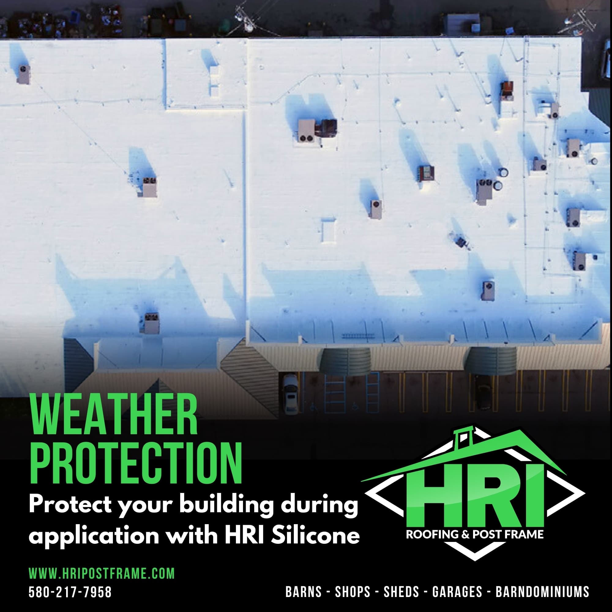 Maintain Weather Protection and Business Continuity with HRI’s Silicone Roof Coating